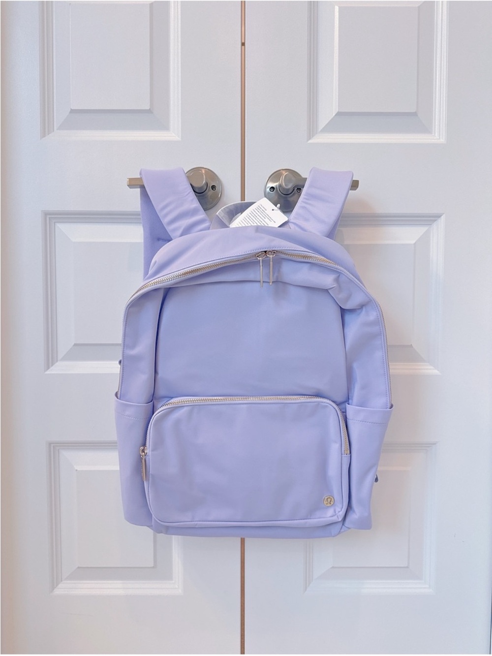 NWT Everywhere Backpack *Metal Hardware Lavender Frost /Gold 22 L - Picture 8 of 8